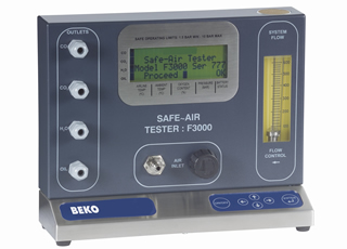 Test quality of compressed air with BEKO TECHNOLOGIES 